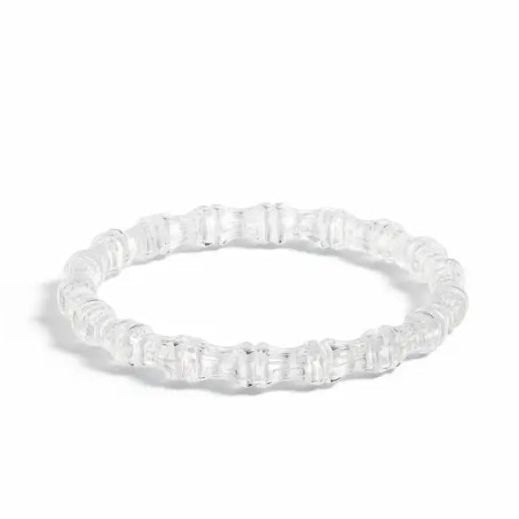 Mini Lucite Luxe Bamboo Bangles - Jewelry