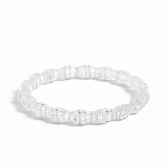 Mini Lucite Luxe Bamboo Bangles - Jewelry