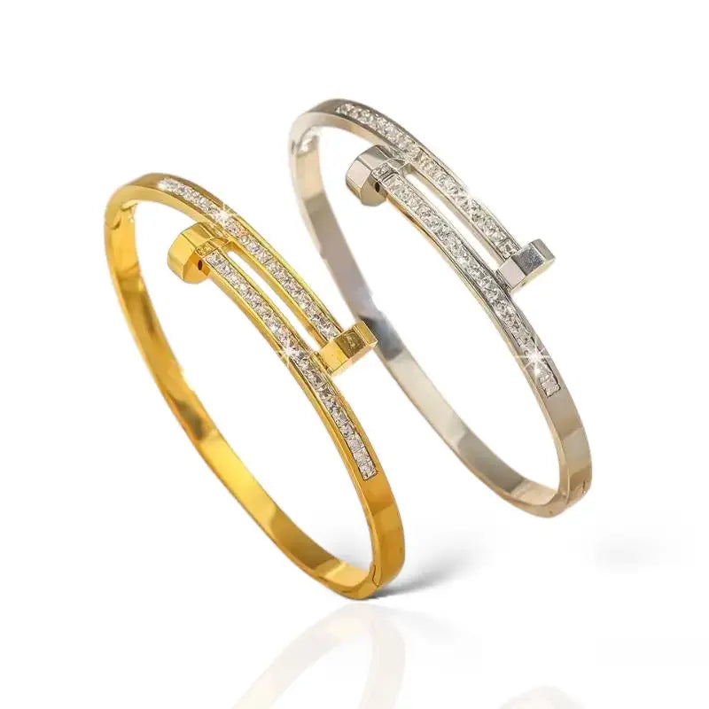 Modern Grace Nail Bangle - Jewelry