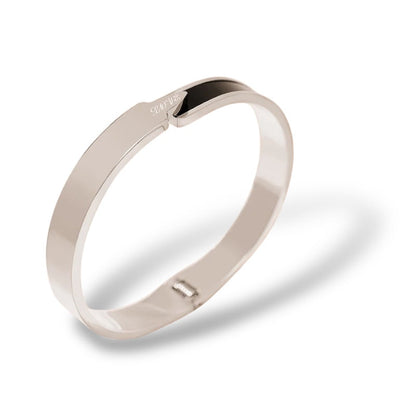 Moonlight Elegance Titanium Bangle - Jewelry