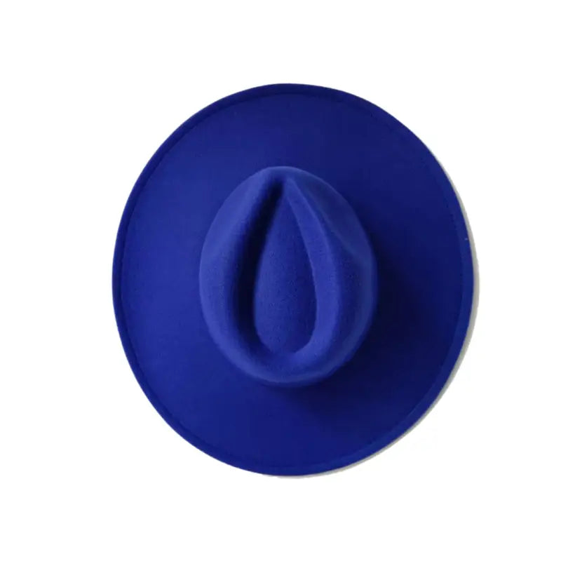 Multi-Color Women’s Fedora Hat - Royal Blue