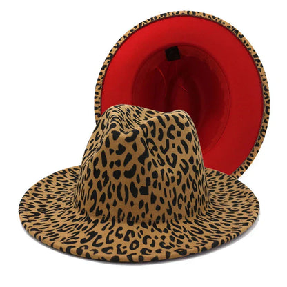 Multi Two Tone Color Women’s Fedora Hat