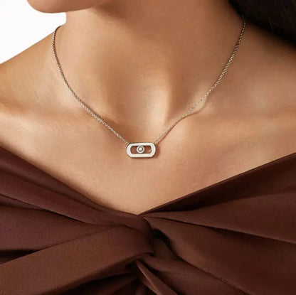 925 Luxury Jewelry High end Series Mobile Diamond Women’s Necklace Sweater Chain.Can be worn by both men