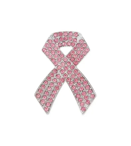Pink Ribbon Awareness Brooch