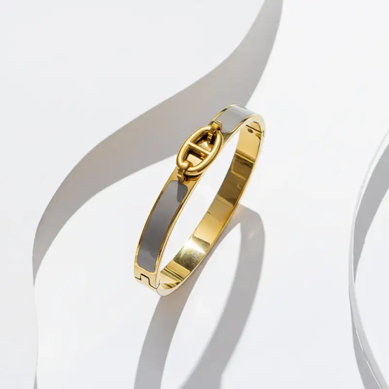 Radiant Enamel Link bangle - Jewelry