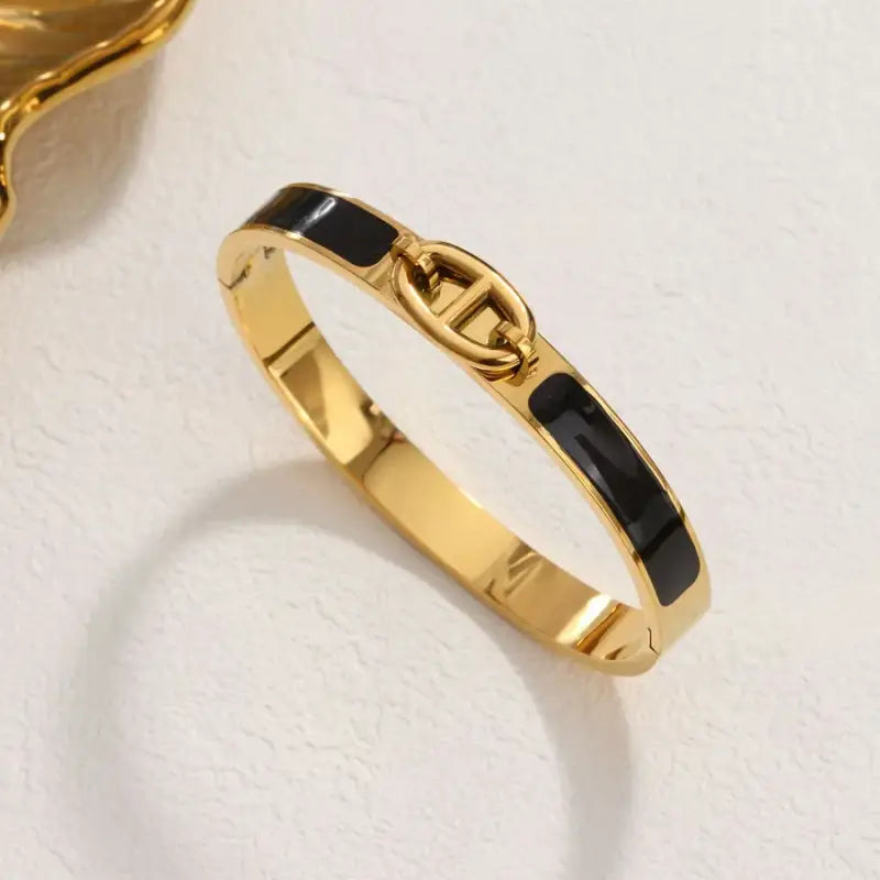 Radiant Enamel Link bangle - Jewelry