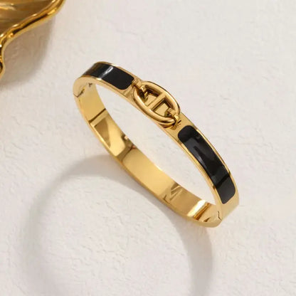 Radiant Enamel Link bangle - Jewelry