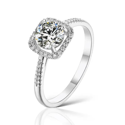 Rebekah Moissanite Ring - Jewelry