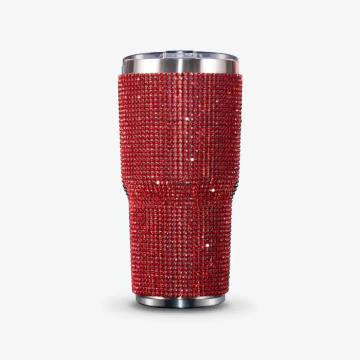 The Untamed Rhinestone Vessel - Pink - Tumbler