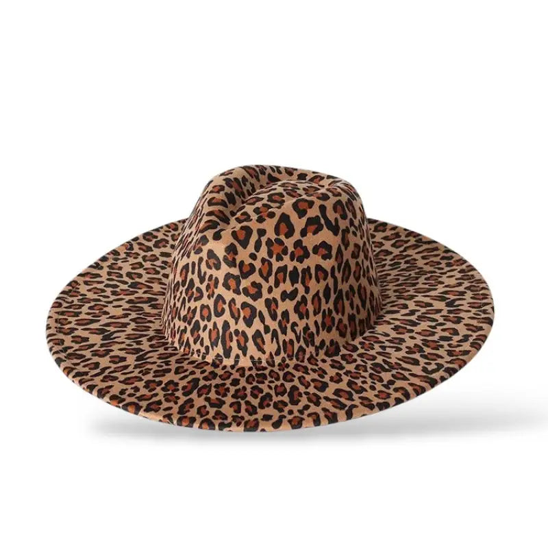 Savanna Luxe Animal Print Fedora