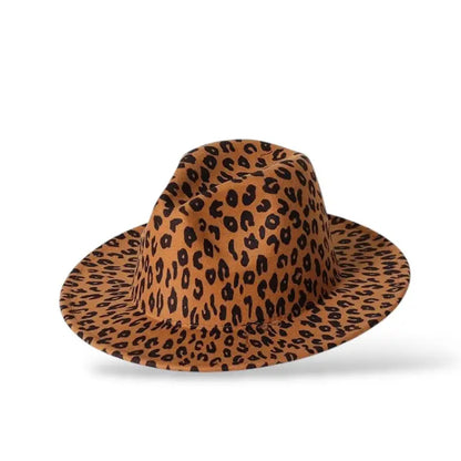 Savanna Luxe Animal Print Fedora