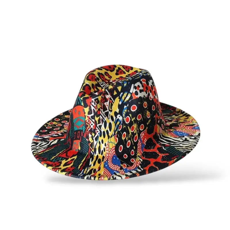 Savanna Luxe Animal Print Fedora