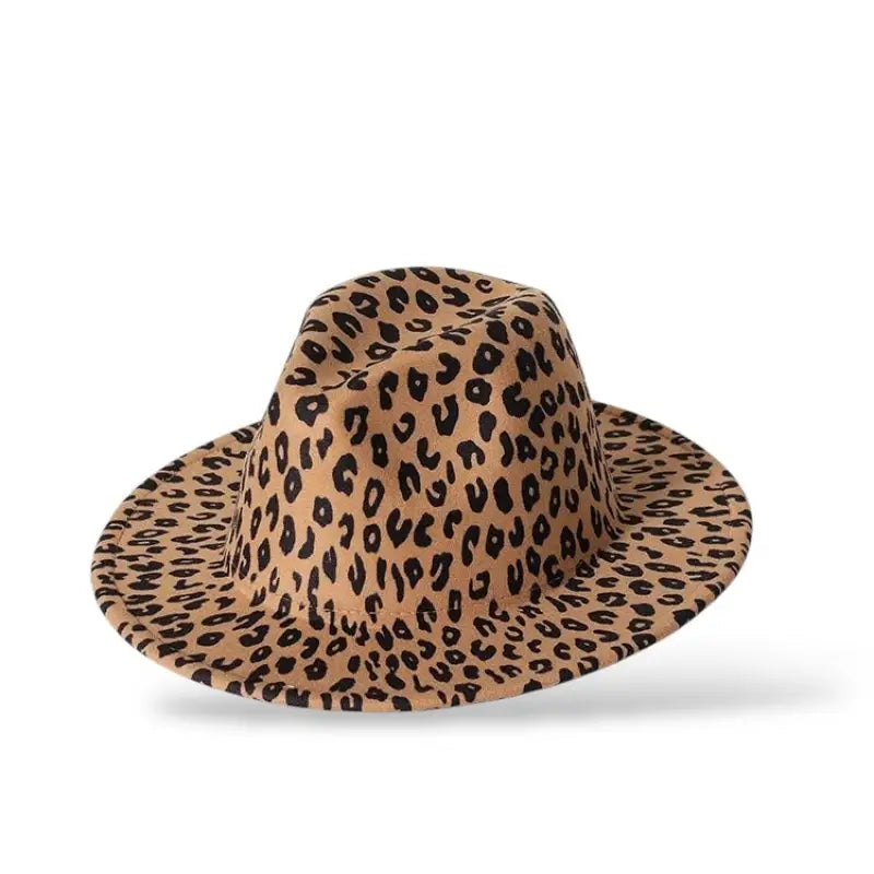 Savanna Luxe Animal Print Fedora