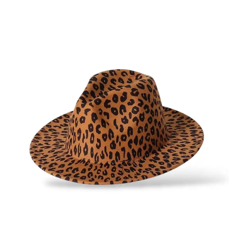 Savanna Luxe Animal Print Fedora