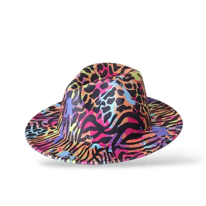 Savanna Luxe Animal Print Fedora