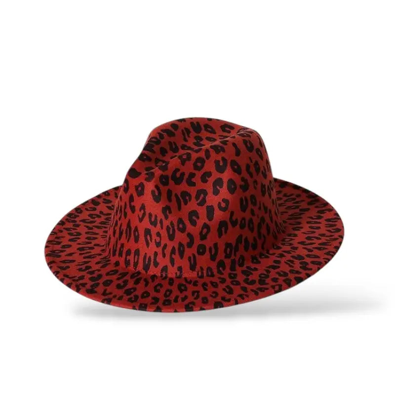 Savanna Luxe Animal Print Fedora