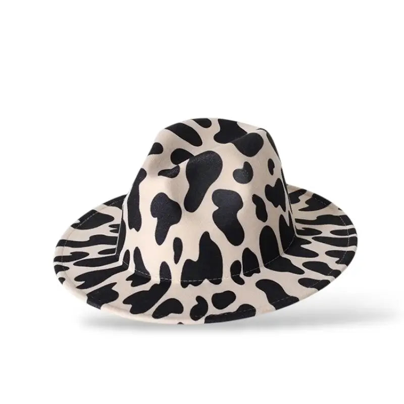 Savanna Luxe Animal Print Fedora
