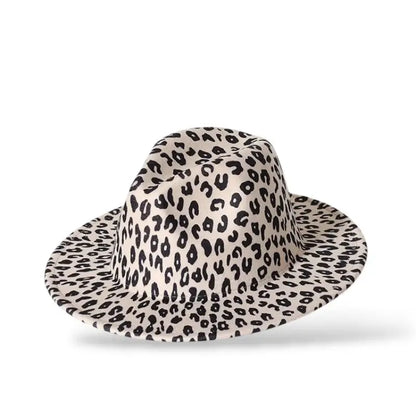 Savanna Luxe Animal Print Fedora