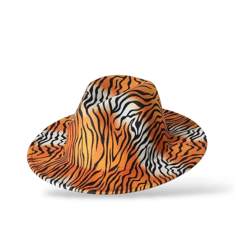 Savanna Luxe Animal Print Fedora