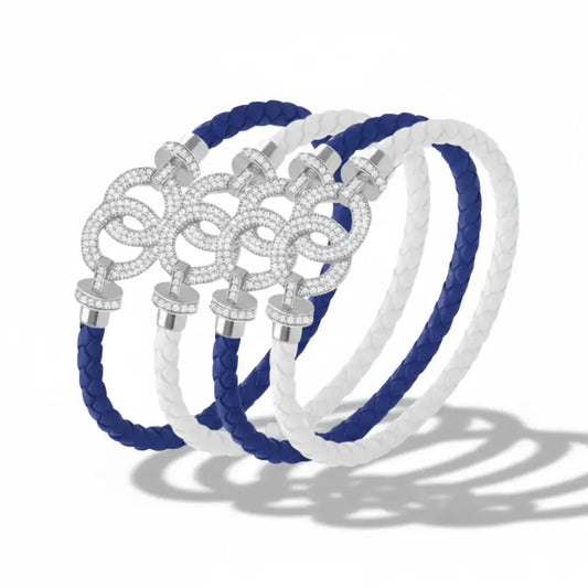 Sisterhood Stack - Blue & White - Legacy - 4 pieces - Jewelry