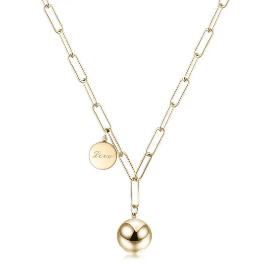 Sphere Of Influence Necklace - 18K Gold Plated - Jewelry