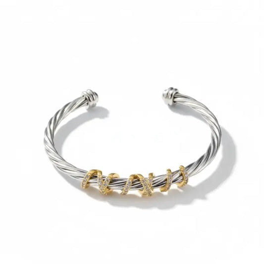 Spiral Anointing Cable Cuff - Core - Jewelry