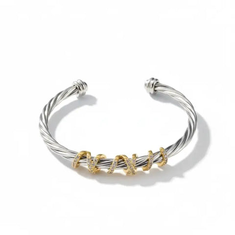 Spiral Anointing Cable Cuff