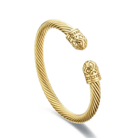 Dominion Cable Cuff - Gold