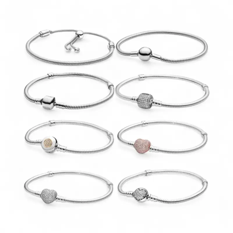 Sterling Silver Charm Bracelets - Jewelry