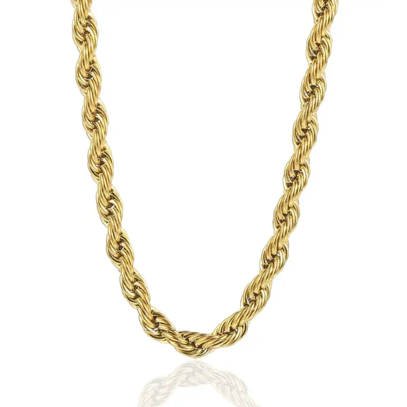 Strength in Every Strand – Classic Rope Chain Necklace - Jewelry