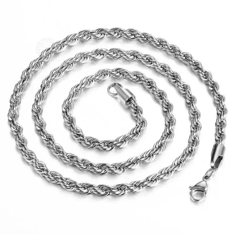Strength in Every Strand – Classic Rope Chain Necklace - Jewelry