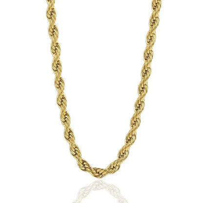 Strength in Every Strand – Classic Rope Chain Necklace - Jewelry