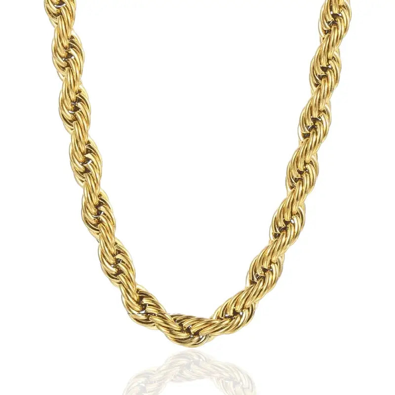 Strength in Every Strand – Classic Rope Chain Necklace - Jewelry