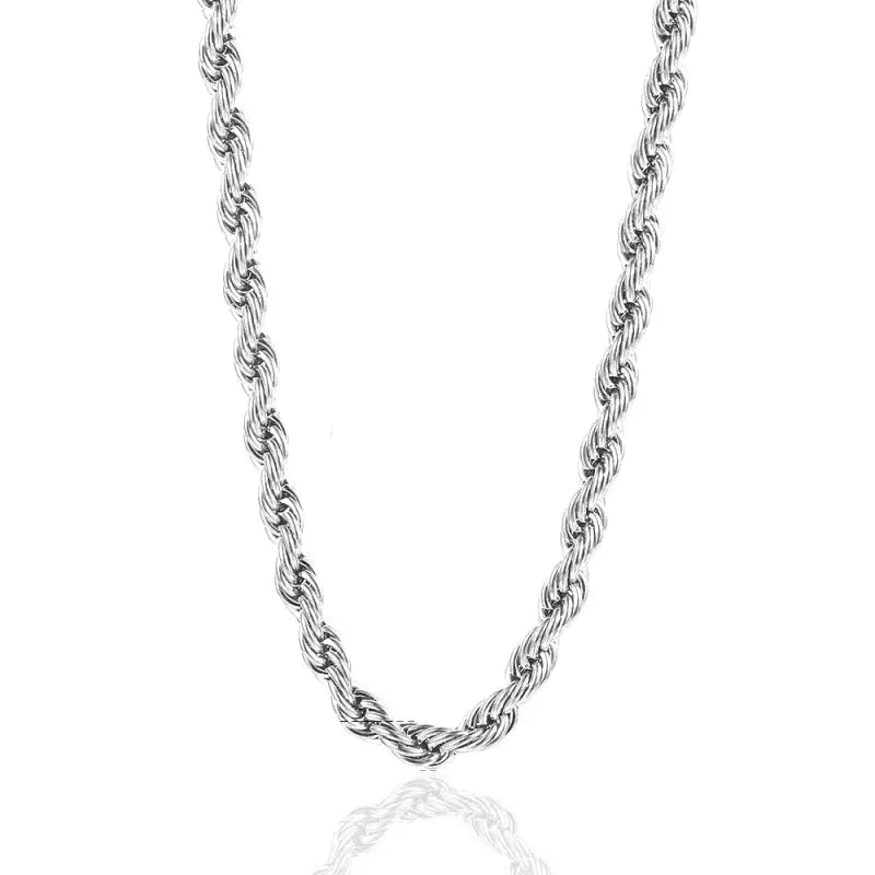 Strength in Every Strand – Classic Rope Chain Necklace - Jewelry