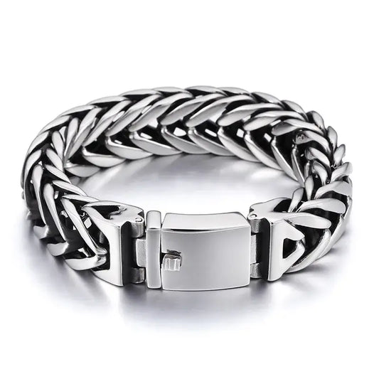 Titan Link Bracelet - Stainless Steel / 9in