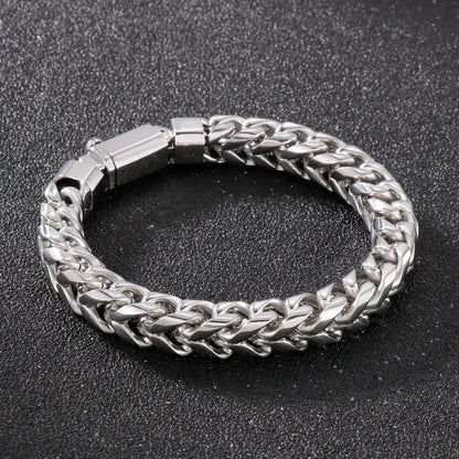 Titan Link Chunky Stainless Steel Bracelet