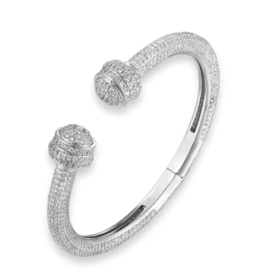 The Torch Crown Bangle & Ring - Bracelet - Jewelry
