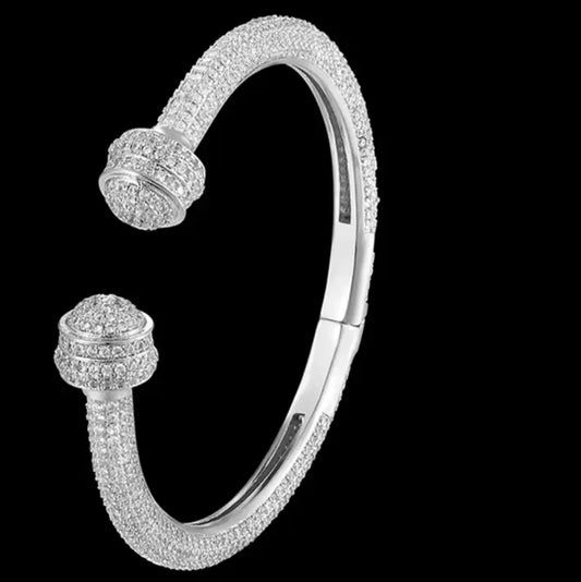 The Torch Crown Bangle - Stainless steel - Jewelry