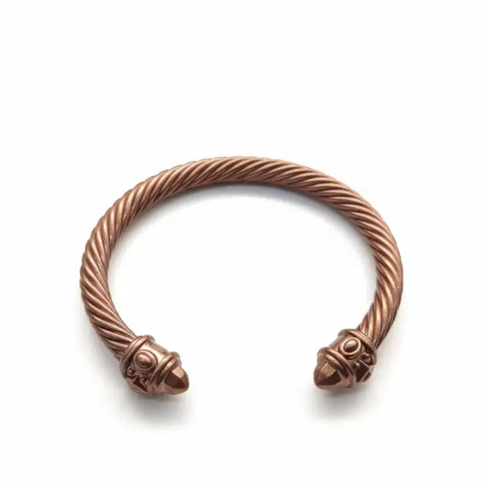 Untamed Cable Cuffs Bangle Bracelet - Papaya / Stainless Steel - Jewelry