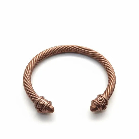 Untamed Cable Cuffs Bangle Bracelet - Papaya / Stainless Steel - Jewelry