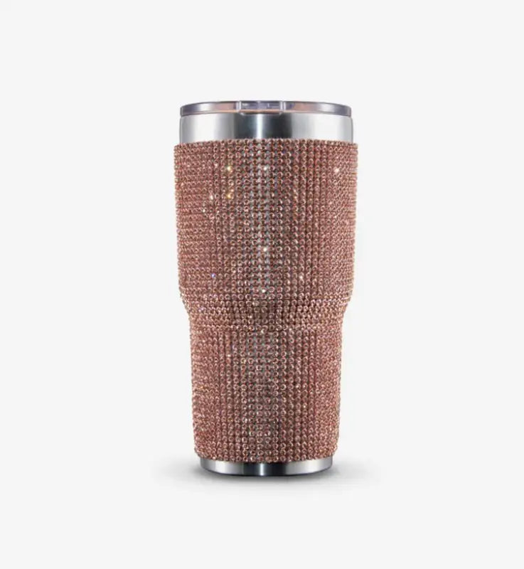 The Untamed Rhinestone Vessel - Pink - Tumbler