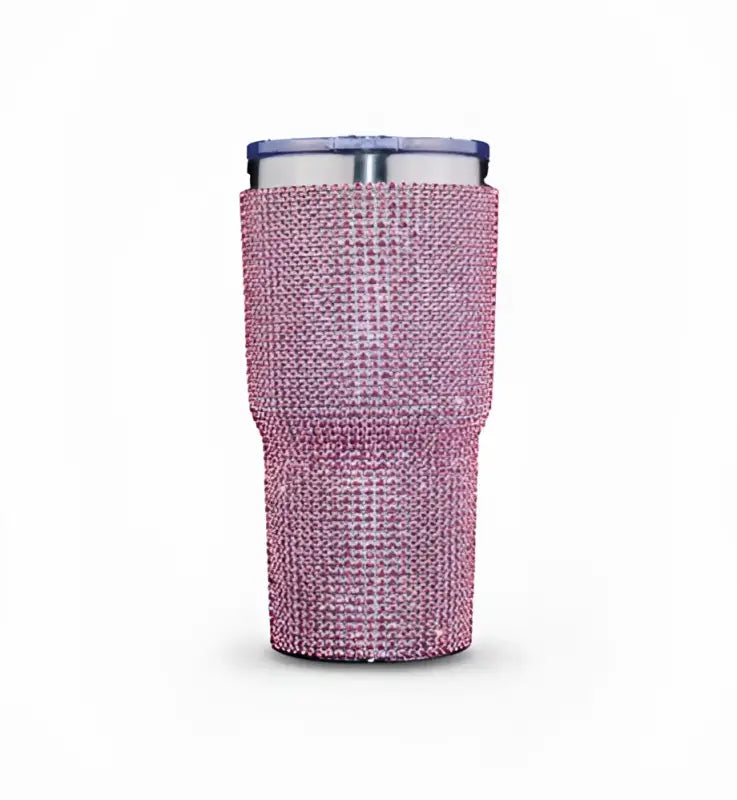 The Untamed Rhinestone Vessel - Pink - Tumbler