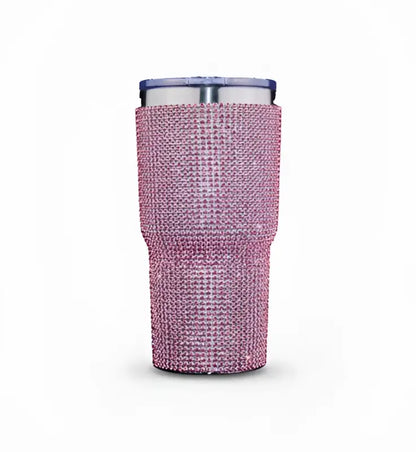 The Untamed Rhinestone Vessel - Pink - Tumbler