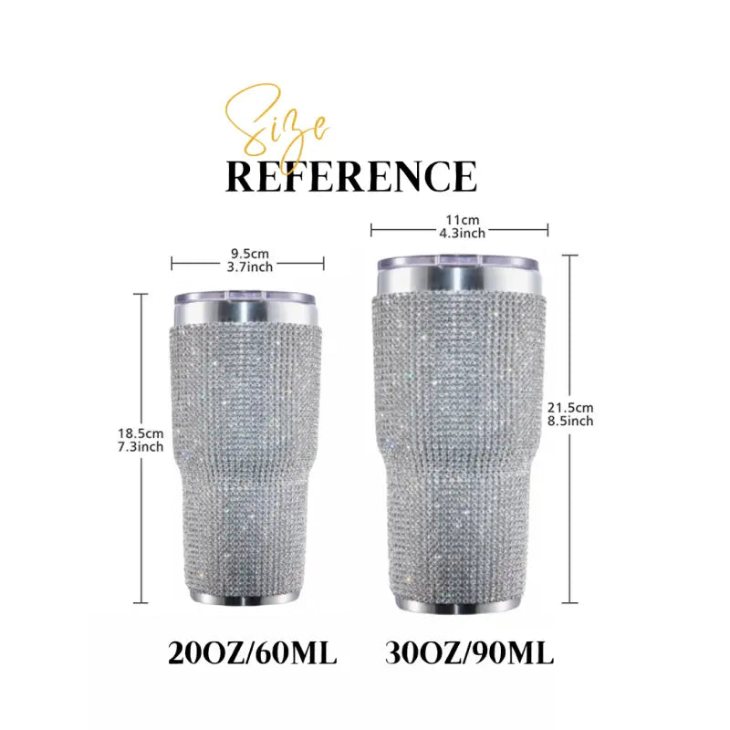 The Untamed Rhinestone Vessel - Pink - Tumbler