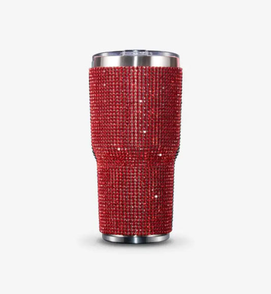 The Untamed Rhinestone Vessel - Pink - Tumbler