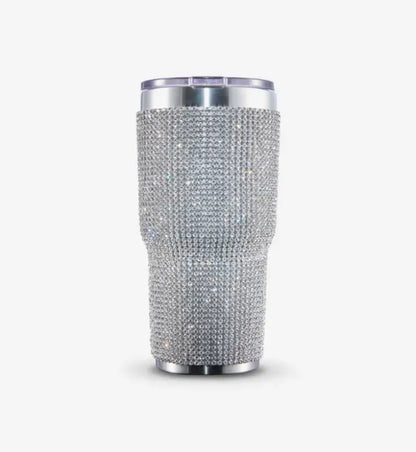 The Untamed Rhinestone Vessel - Pink - Tumbler
